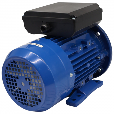 SILNIK ELEKTRYCZNY 1,1kW 230V 1410obr 1FAZOWY KONDENSATOR PRACY ROZRUCHU